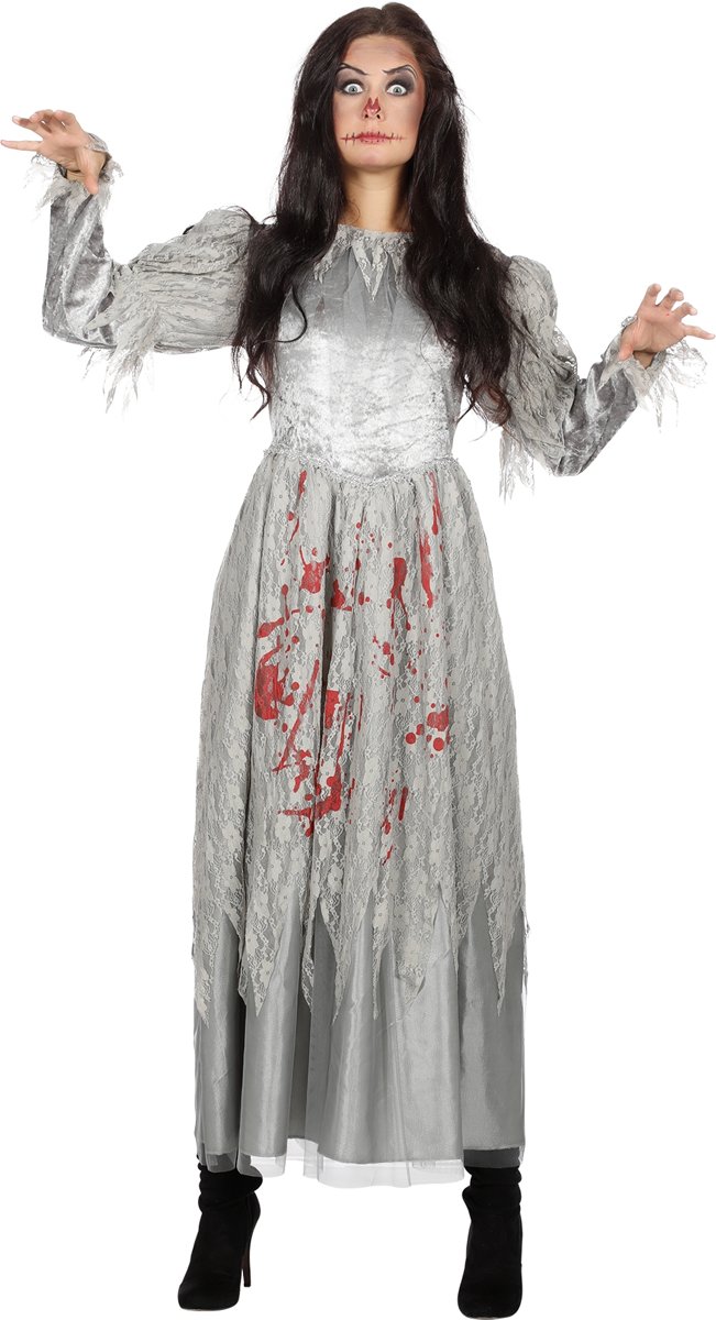 Zombie Kostuum | Scheiden Is Lijden Zombie Bruid | Vrouw | Maat 34-36 | Halloween | Verkleedkleding